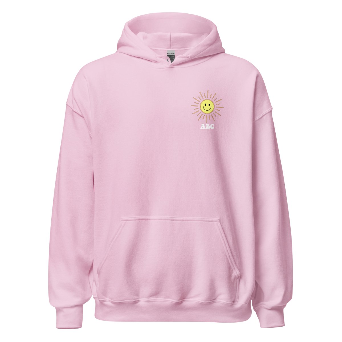 Initialed 'Here Comes The Sun' Front & Back Hoodie