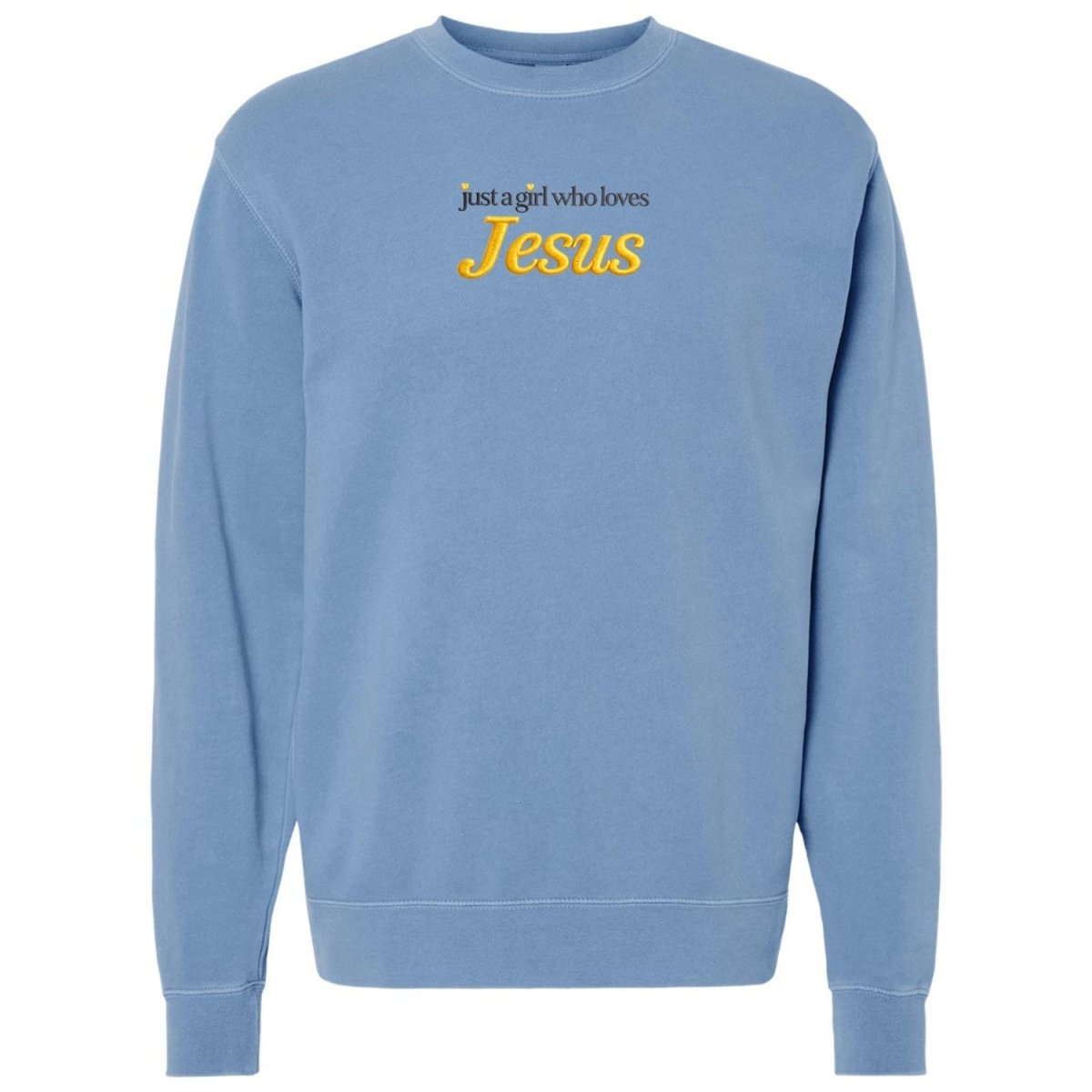 'Just A Girl Who Loves Jesus' Cozy Crew