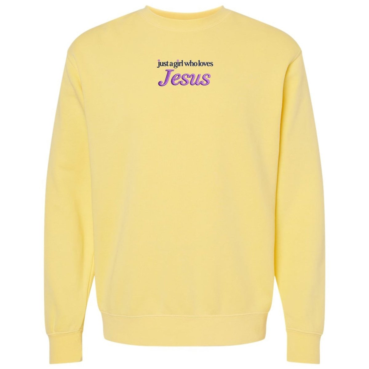 'Just A Girl Who Loves Jesus' Cozy Crew