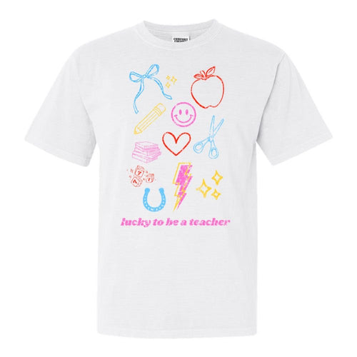 'Lucky Teacher Dopamine Doodles' T-Shirt