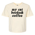 Make It Yours™ '...Books & Coffee' Boxy T-Shirt