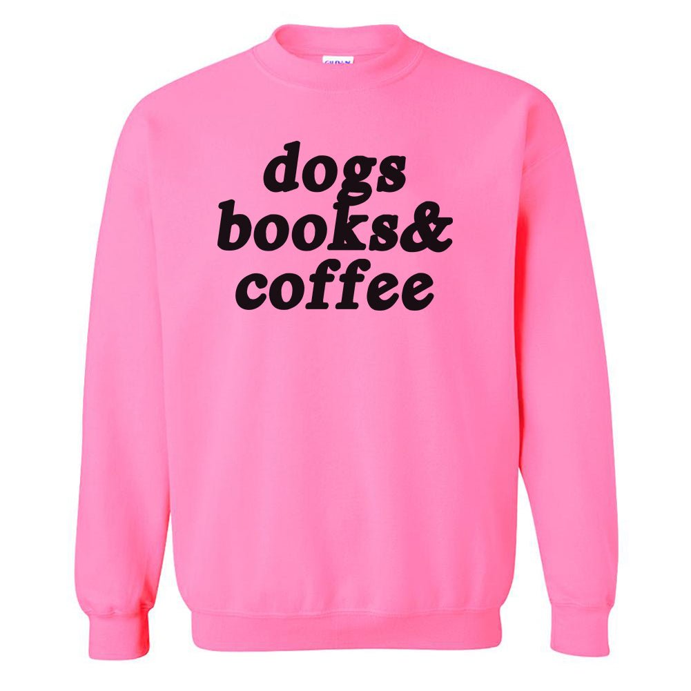 Make It Yours™ '...Books & Coffee' Crewneck Sweatshirt