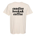 Make It Yours™ '...Books & Coffee' T-Shirt