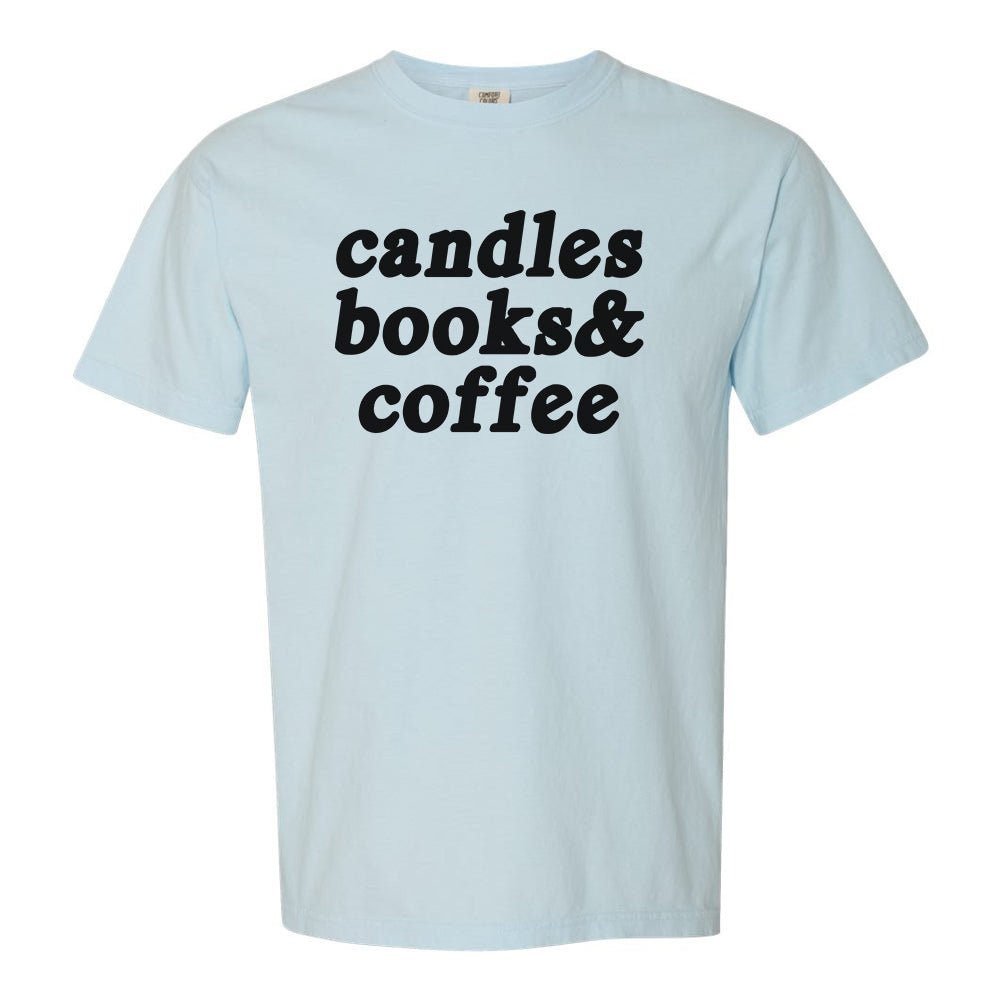 Make It Yours™ '...Books & Coffee' T-Shirt