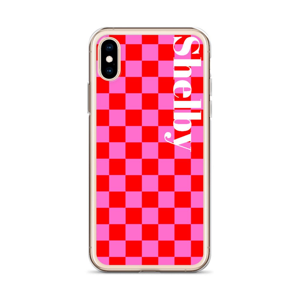 Make It Yours™ Check Pattern iPhone Case
