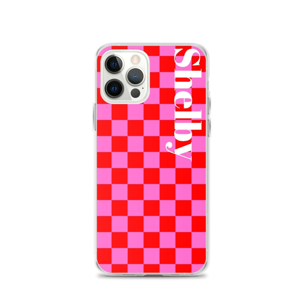 Make It Yours™ Check Pattern iPhone Case