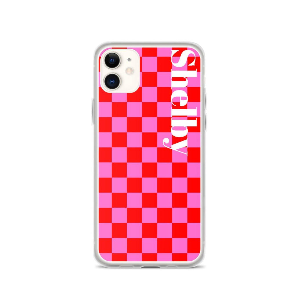 Make It Yours™ Check Pattern iPhone Case