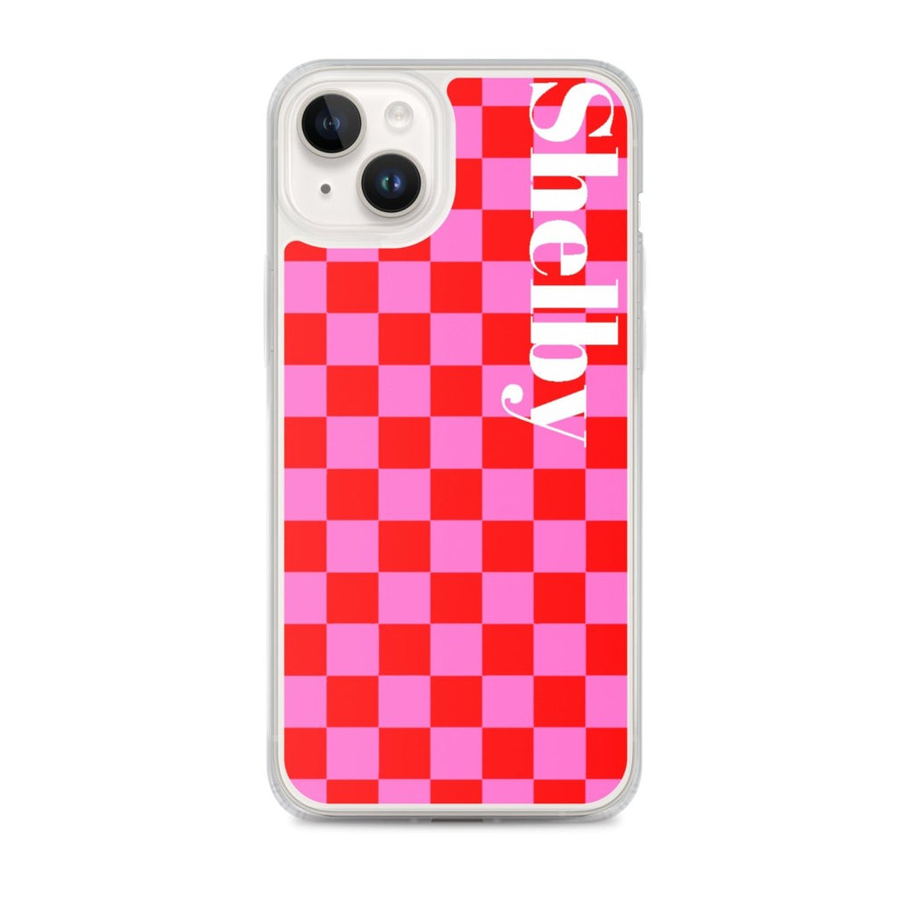 Make It Yours™ Check Pattern iPhone Case