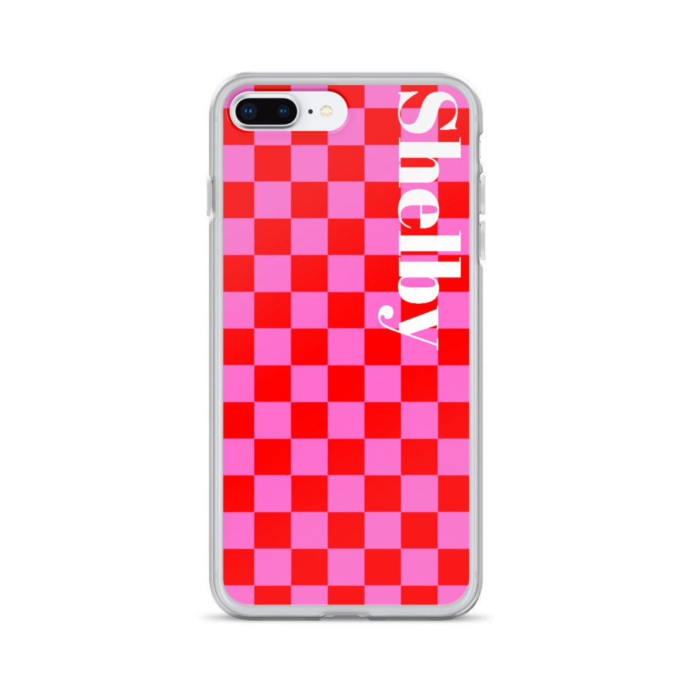 Make It Yours™ Check Pattern iPhone Case