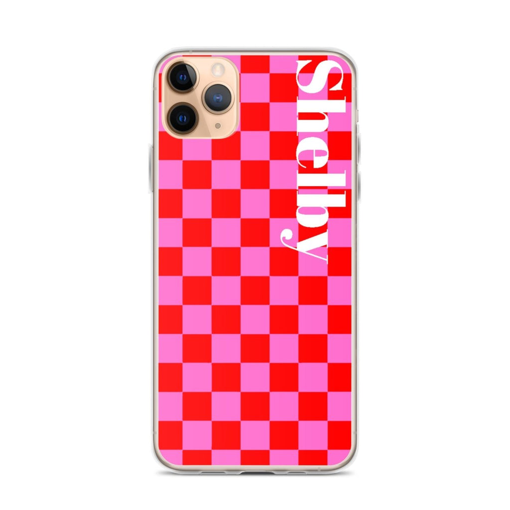 Make It Yours™ Check Pattern iPhone Case