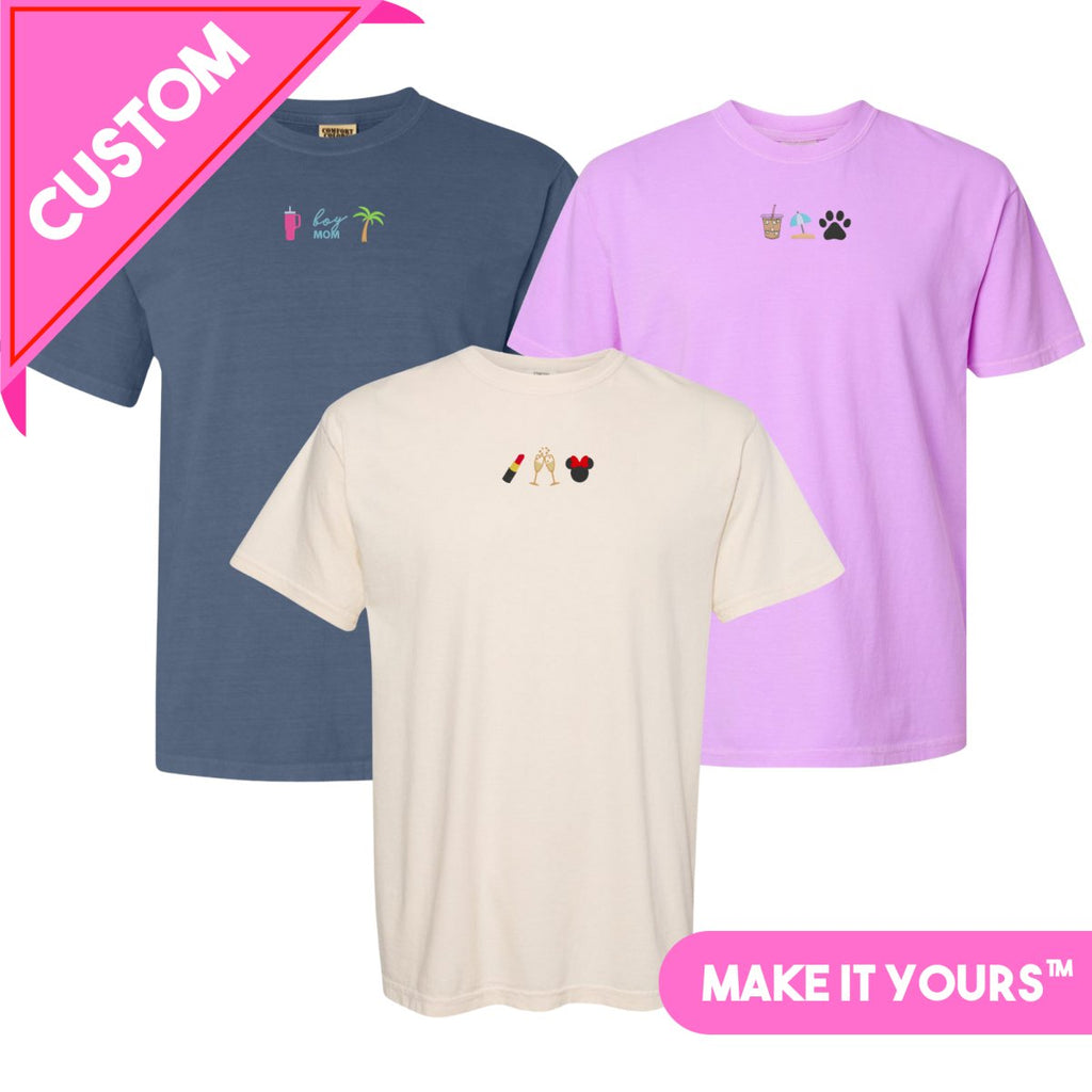 Make It Yours™ 'Favorite Things Icons' Embroidered T-Shirt