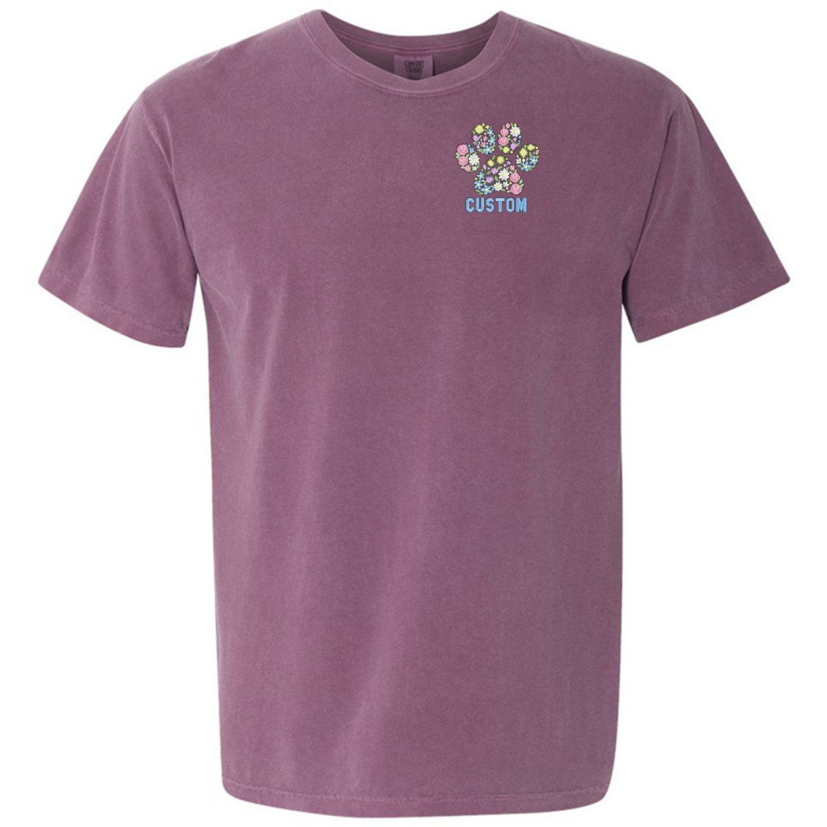 Make It Yours™ 'Floral Paw Print' T-Shirt