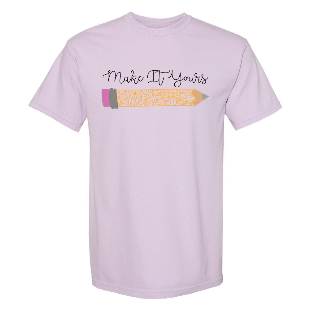 Make It Yours™ 'Floral Pencil' T-Shirt