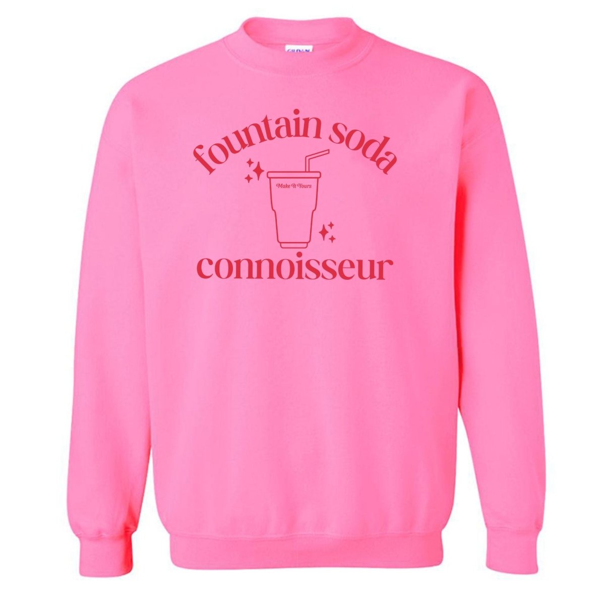 Make It Yours™ 'Fountain Soda Connoisseur' Crewneck Sweatshirt