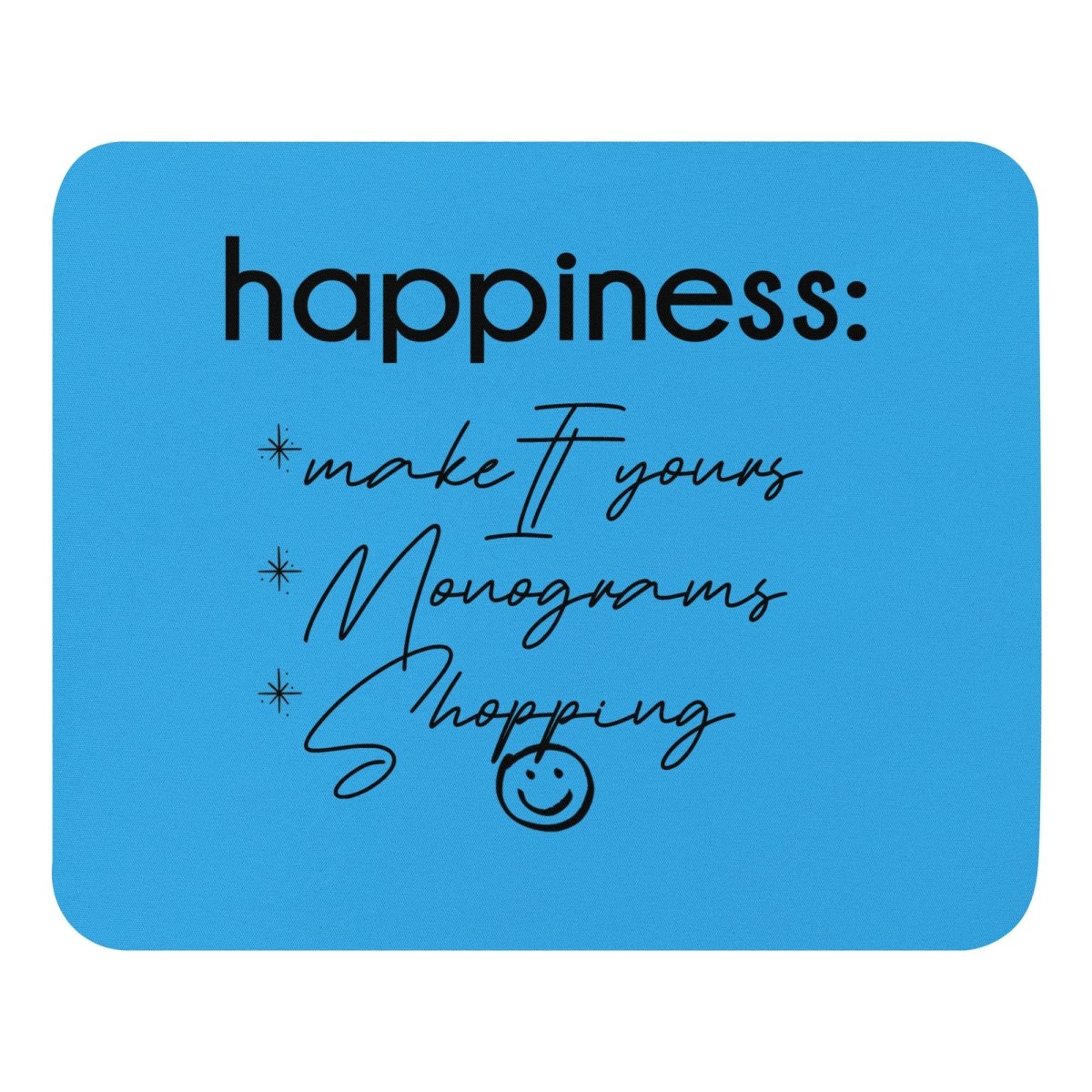 Make It Yours™ 'Happiness Checklist' Mouse Pad