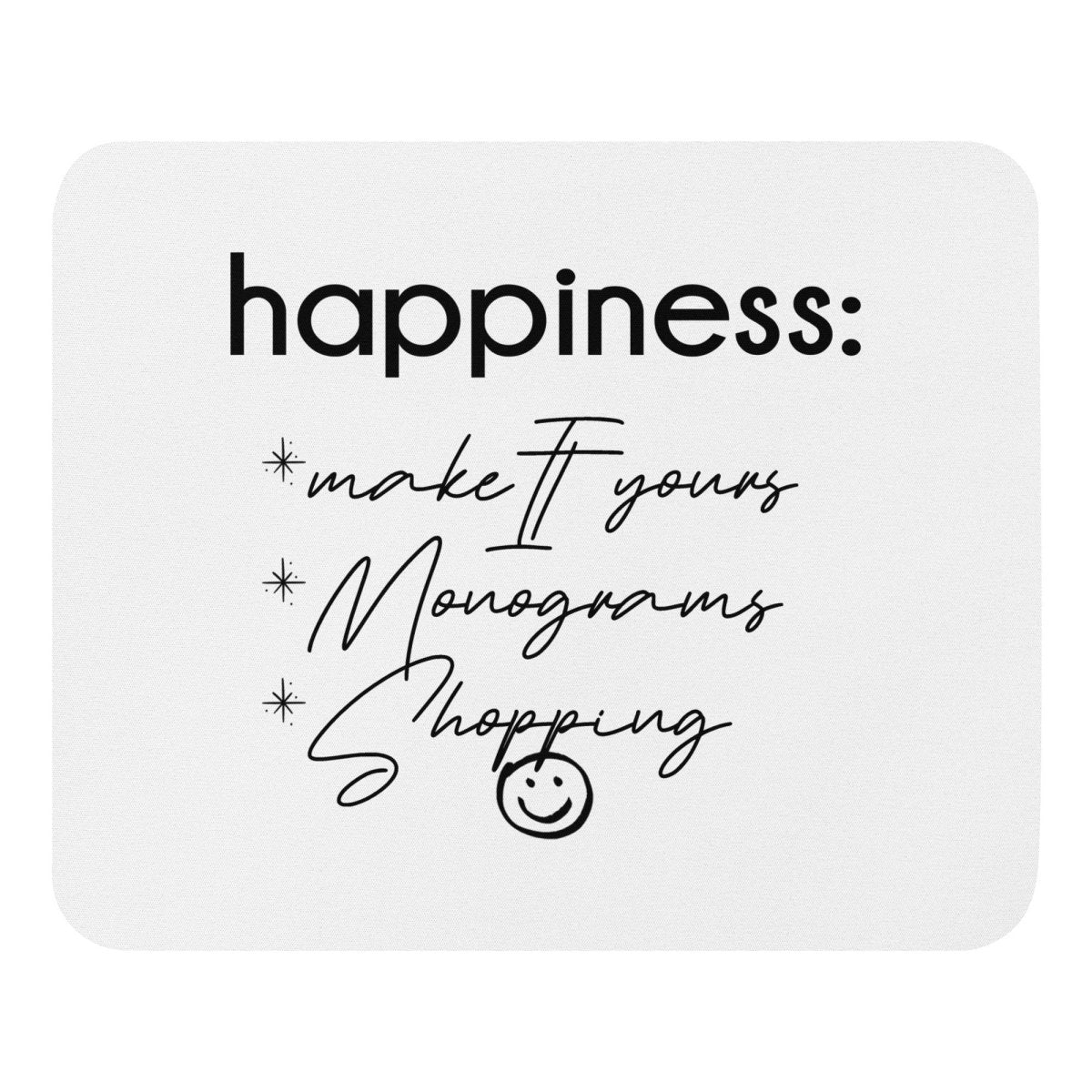 Make It Yours™ 'Happiness Checklist' Mouse Pad