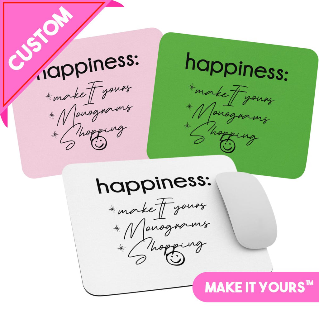 Make It Yours™ 'Happiness Checklist' Mouse Pad