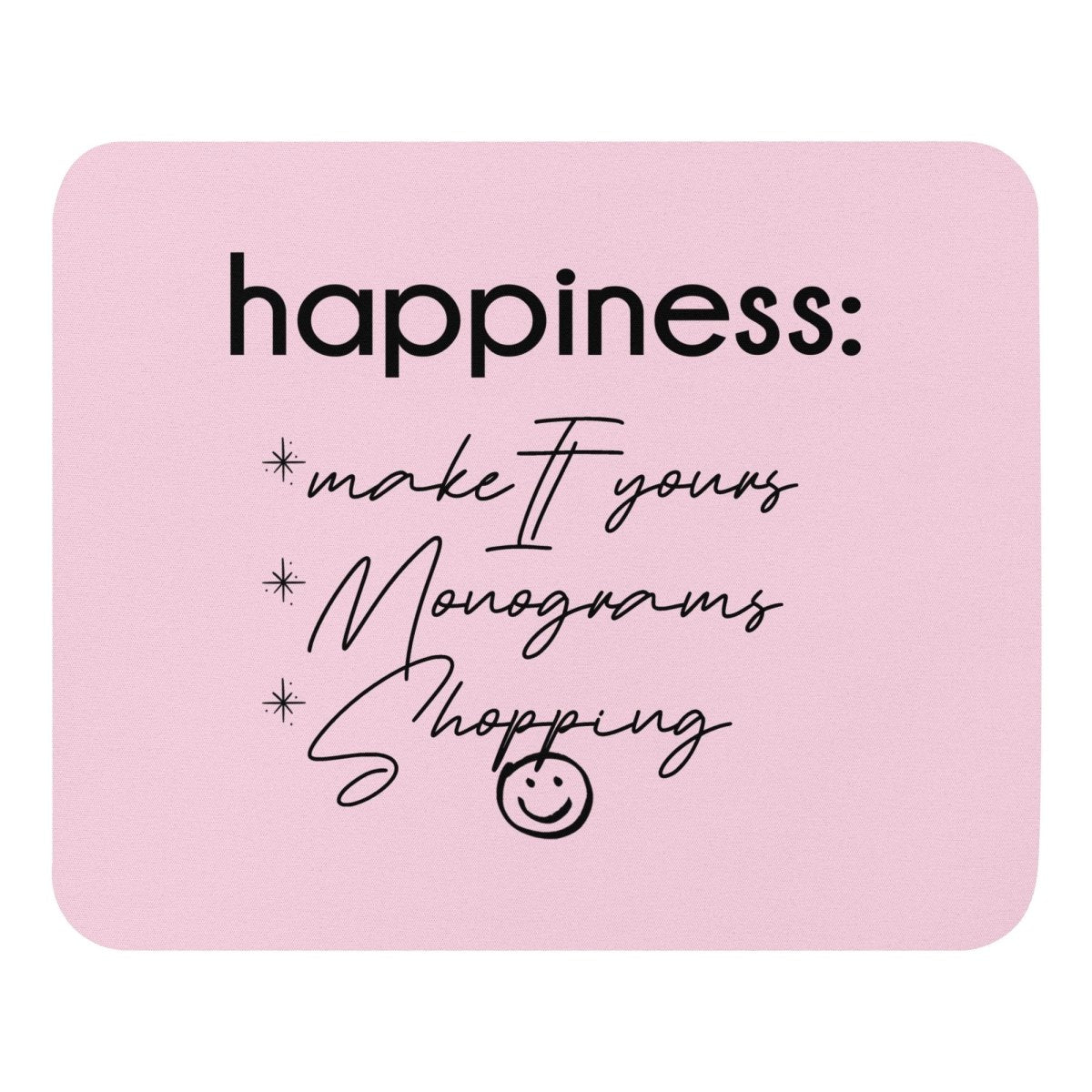 Make It Yours™ 'Happiness Checklist' Mouse Pad