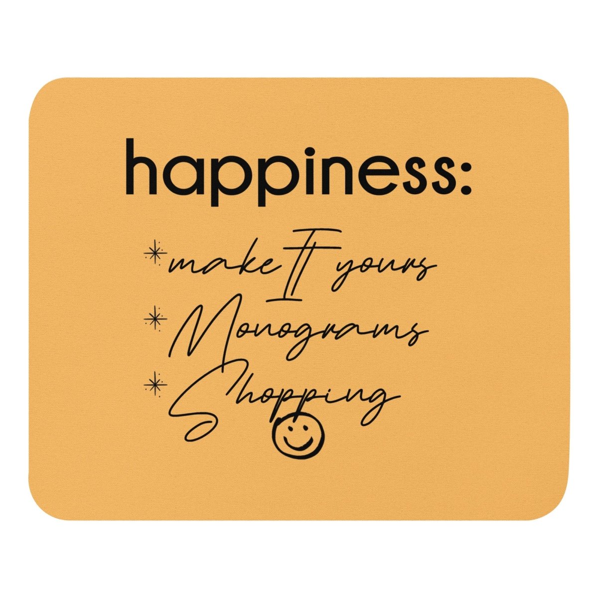Make It Yours™ 'Happiness Checklist' Mouse Pad