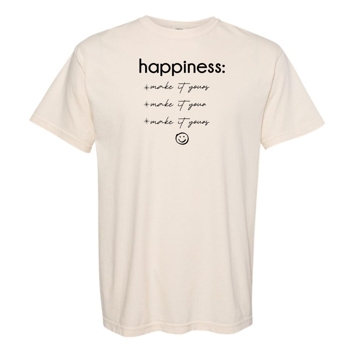 Make It Yours™ 'Happiness Checklist' T-Shirt