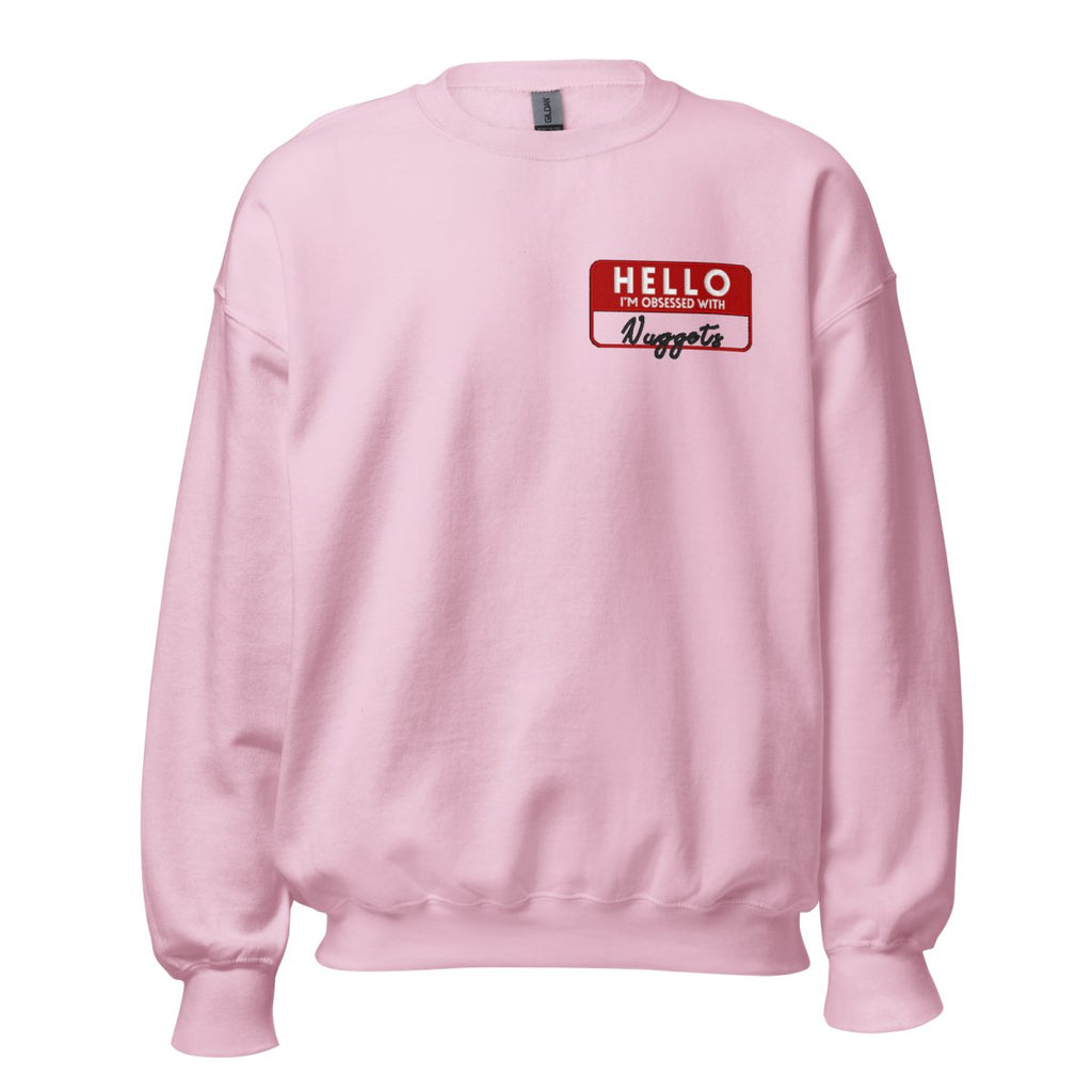 Make It Yours™ 'Hello, I'm Obsessed With...' Crewneck Sweatshirt
