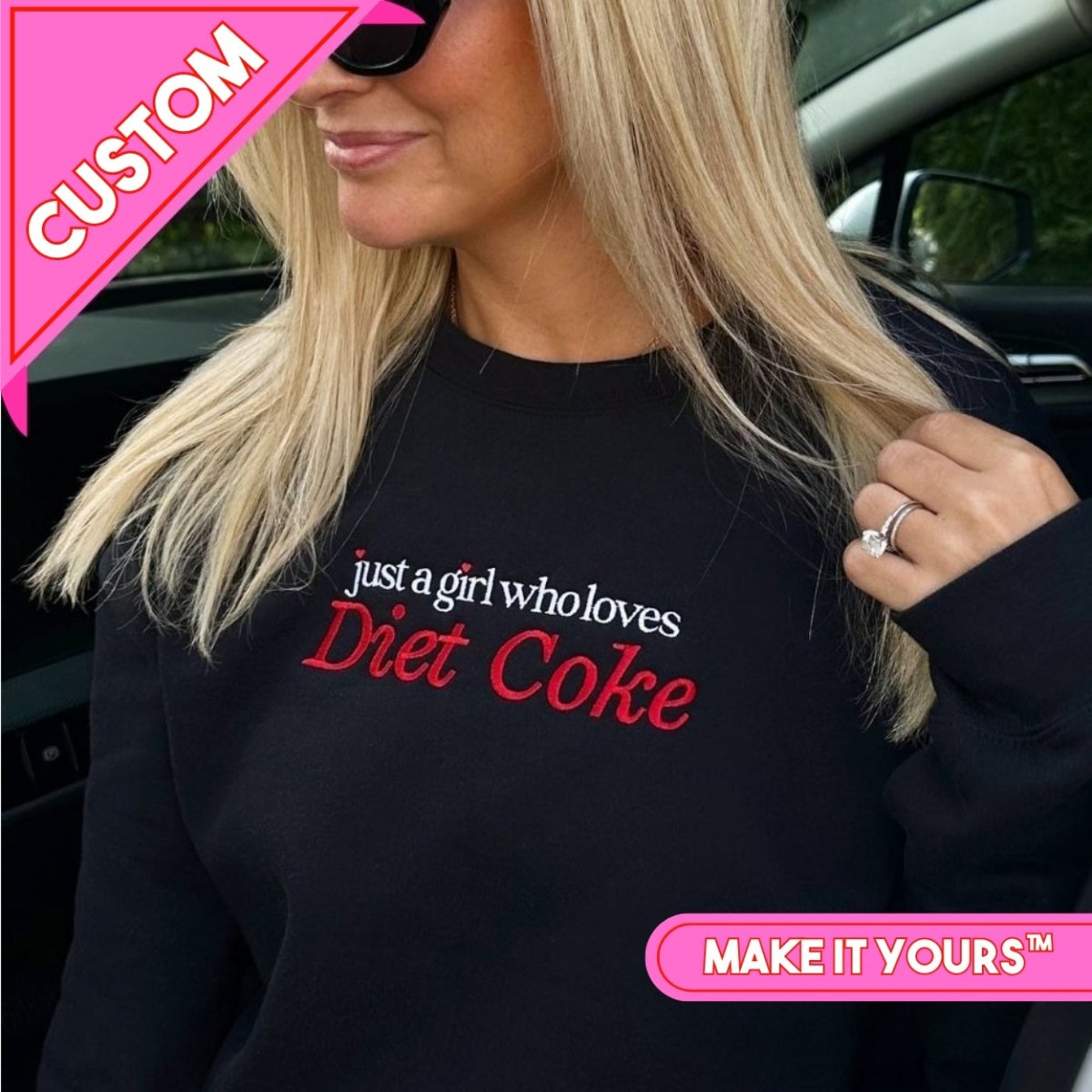 Make It Yours™ 'Just A Girl Who Loves' Crewneck Sweatshirt