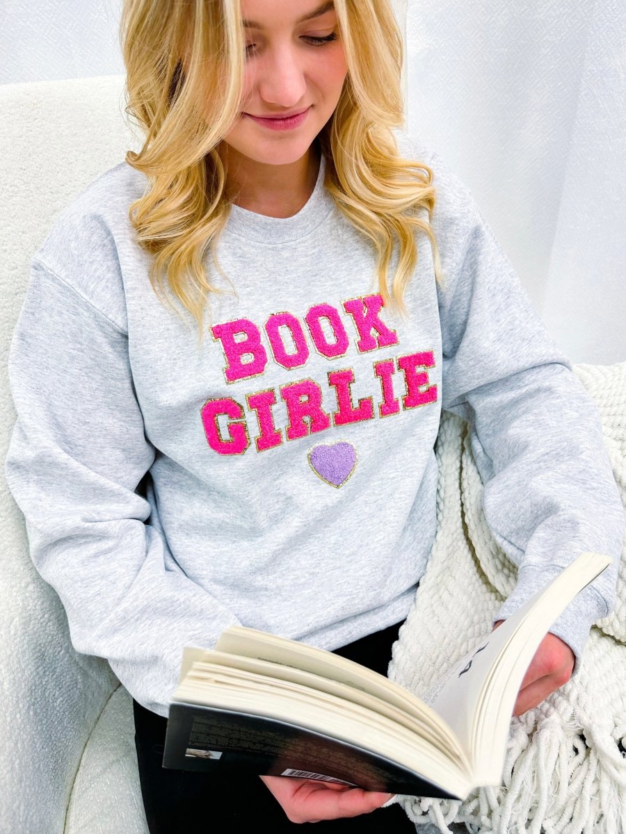 Make It Yours™ Letter Patch Crewneck Sweatshirt