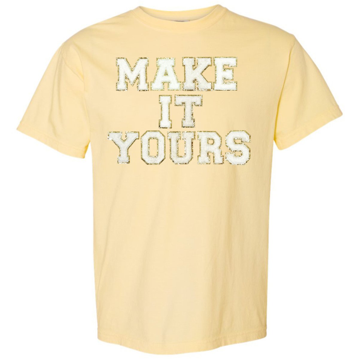 Make It Yours™ Letter Patch T-Shirt