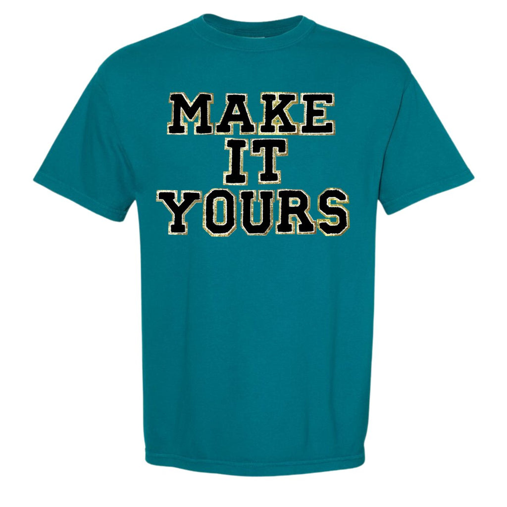 Make It Yours™ Letter Patch T-Shirt