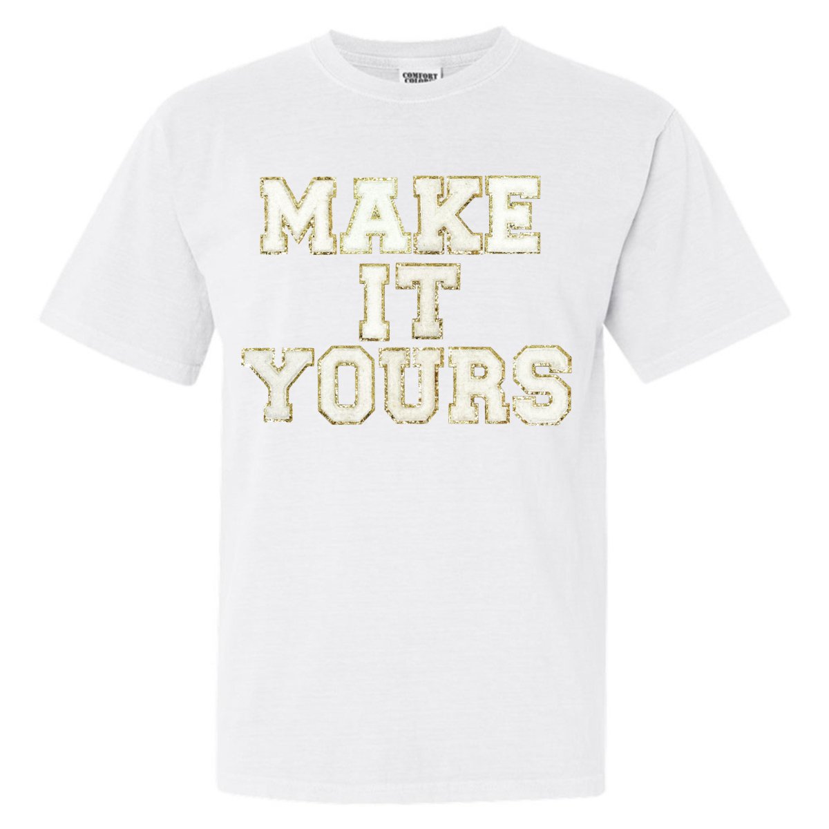 Make It Yours™ Letter Patch T-Shirt