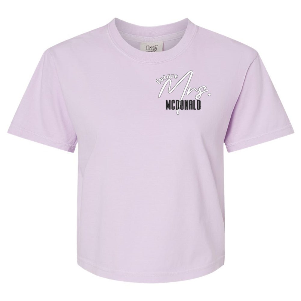 Make It Yours™ 'Mrs./Future Mrs.' Boxy T-Shirt