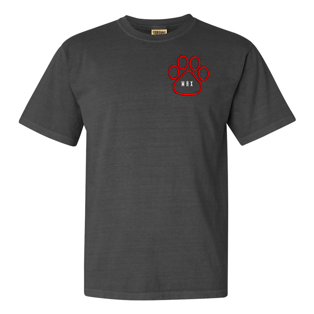 Make It Yours™ Paw Print Comfort Colors T-Shirt