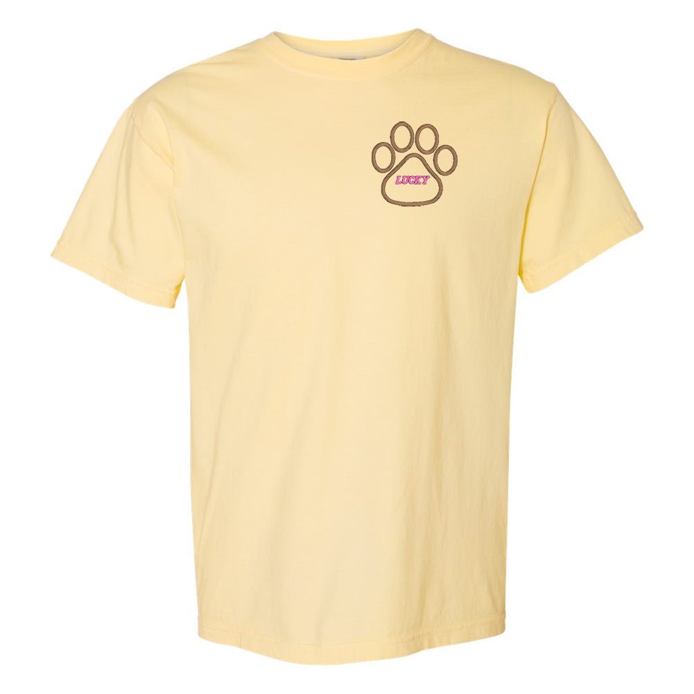 Make It Yours™ Paw Print Comfort Colors T-Shirt