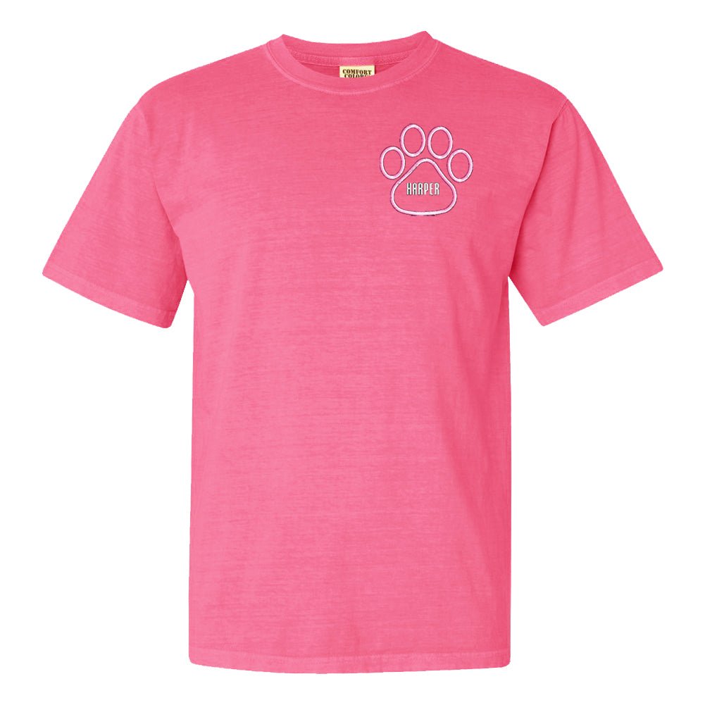 Make It Yours™ Paw Print Comfort Colors T-Shirt