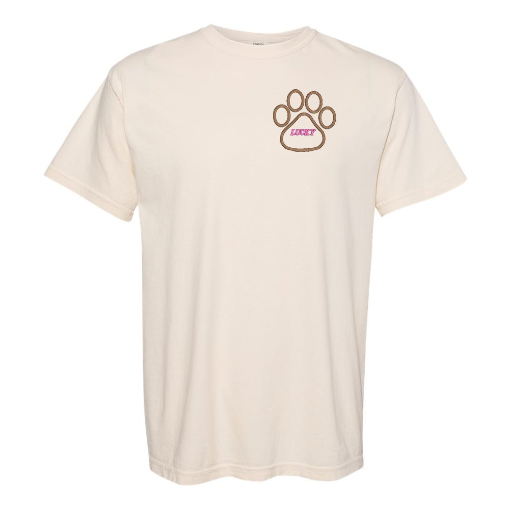 Make It Yours™ Paw Print Comfort Colors T-Shirt
