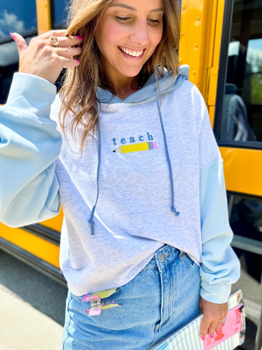 Make It Yours™ 'Pencil' Colorblock Hoodie