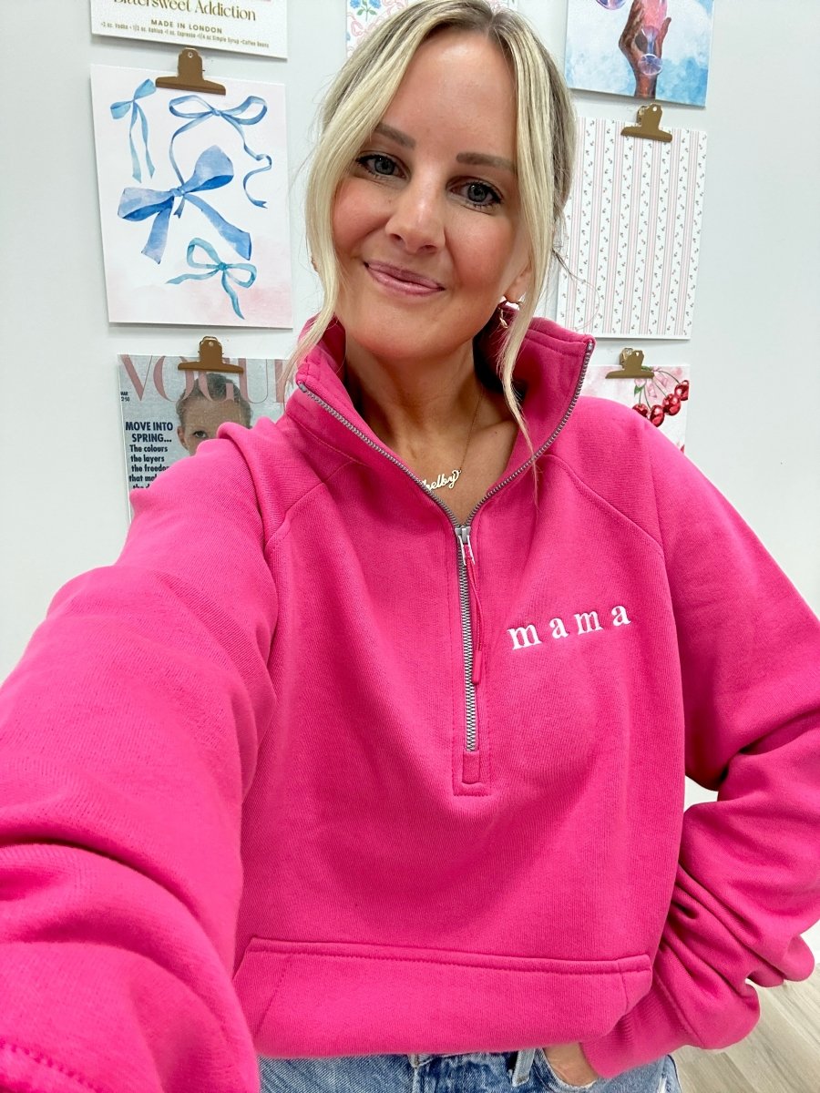 Make It Yours™ Pocket Quarter Zip Sweatshirt