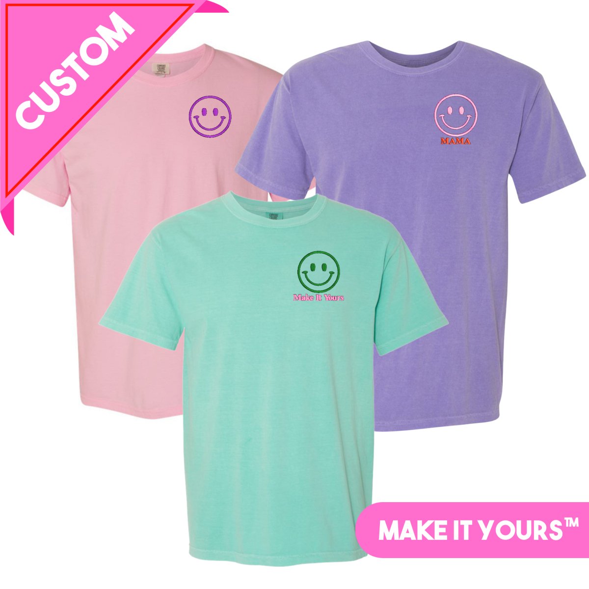 Make It Yours™ 'Smiley Face' Tee