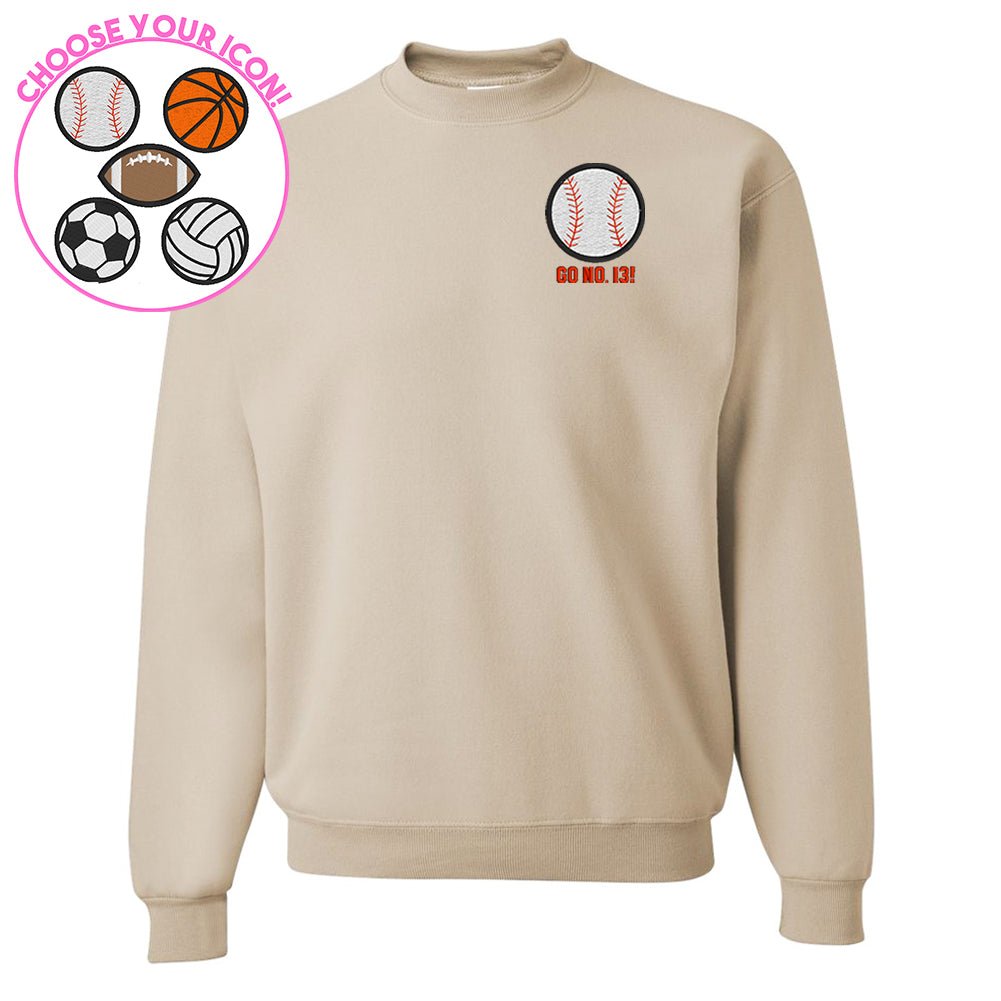 Make It Yours™ Sports Icon Crewneck Sweatshirt