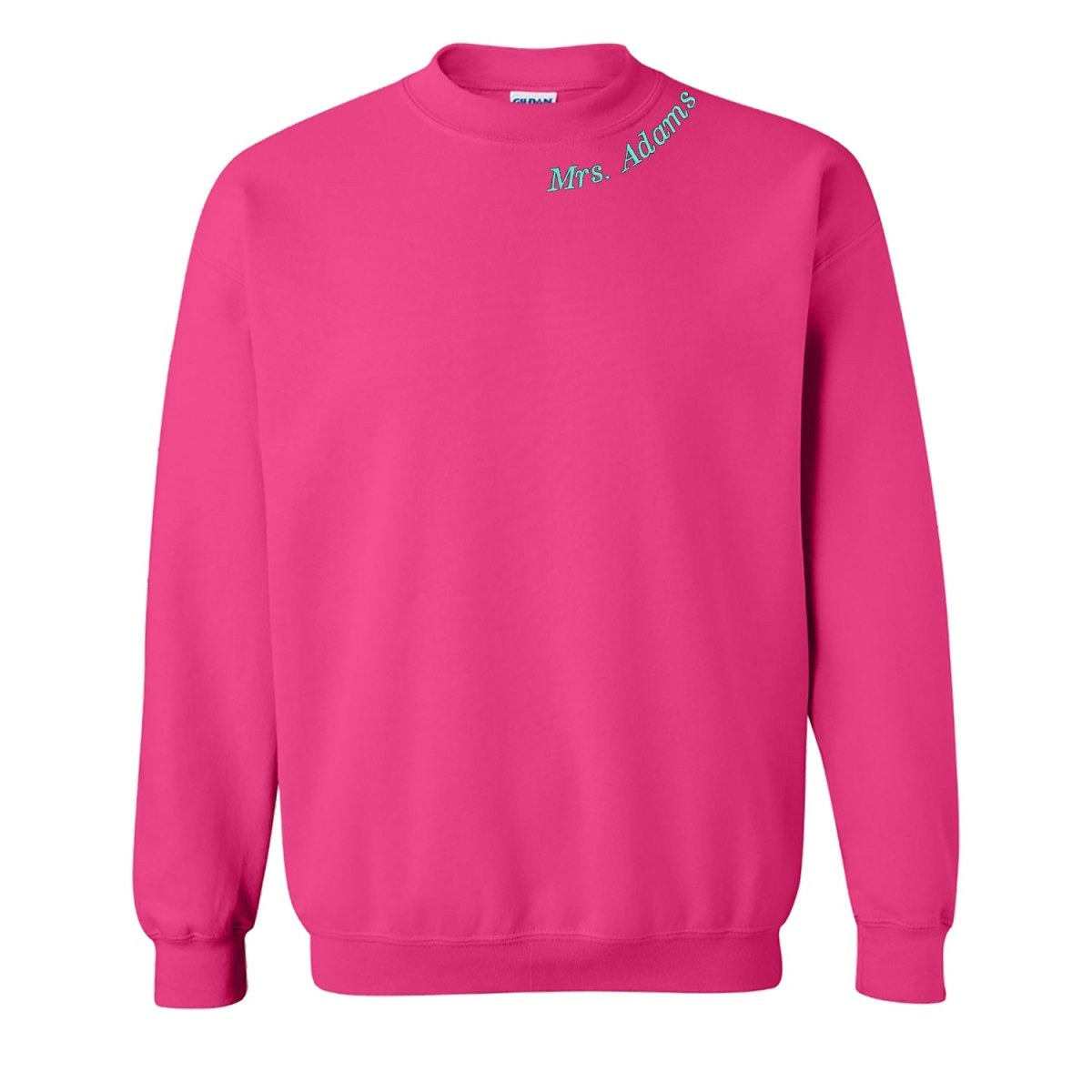 Make It Yours™  Teacher Collar Crewneck Sweatshirt