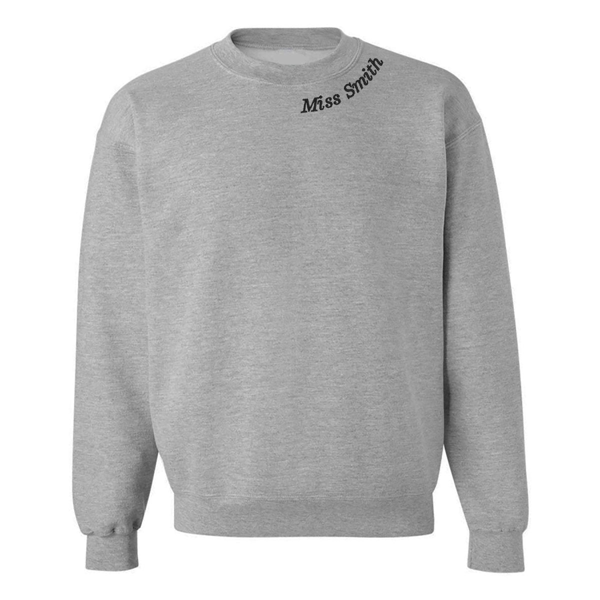 Make It Yours™  Teacher Collar Crewneck Sweatshirt