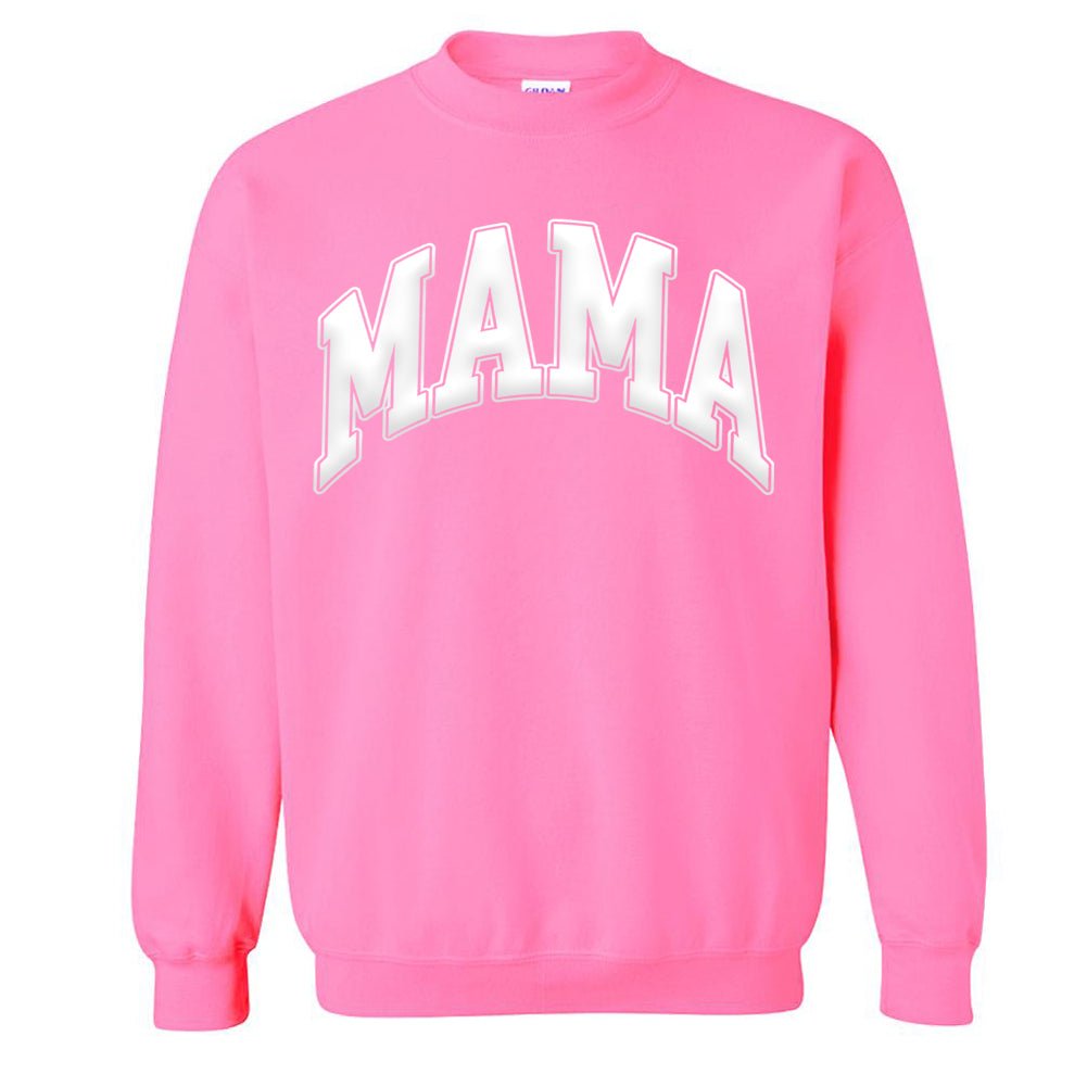 'Mama' PUFF Crewneck Sweatshirt