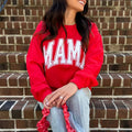 'Mama' PUFF Crewneck Sweatshirt