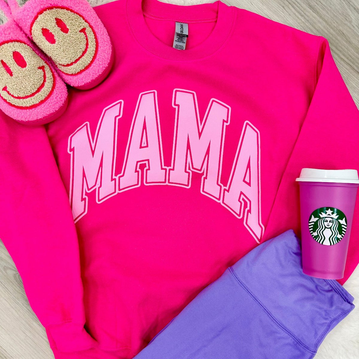 'Mama' PUFF Crewneck Sweatshirt