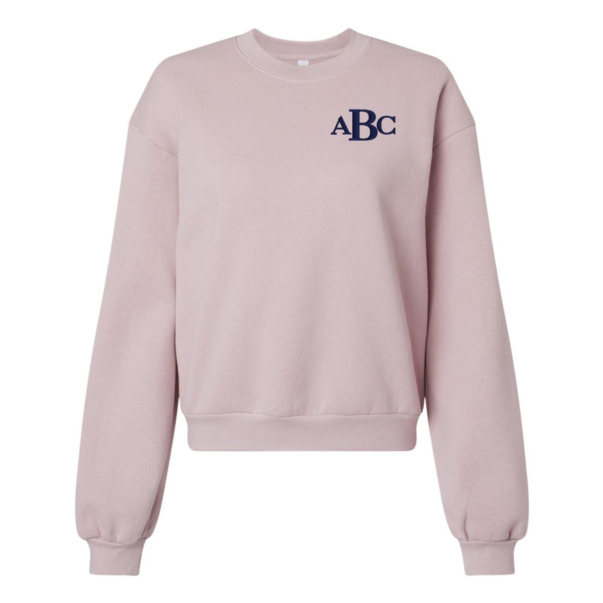 Monogrammed American Apparel Cropped Sweatshirt