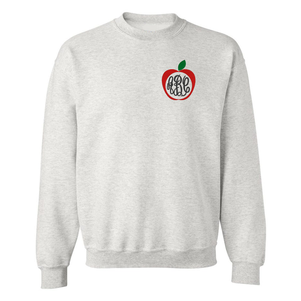 Monogrammed Apple Crewneck Sweatshirt