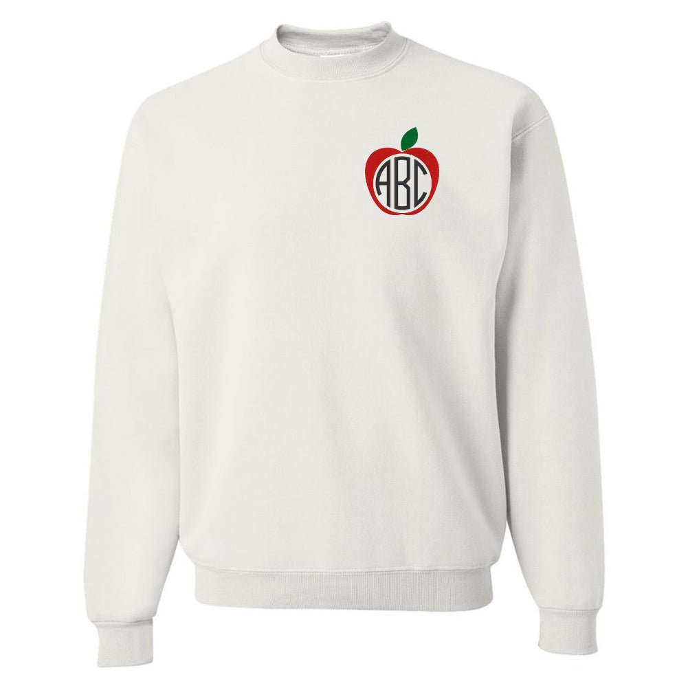 Monogrammed Apple Crewneck Sweatshirt