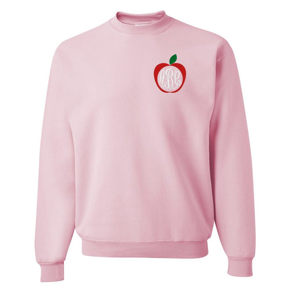 Monogrammed Apple Crewneck Sweatshirt