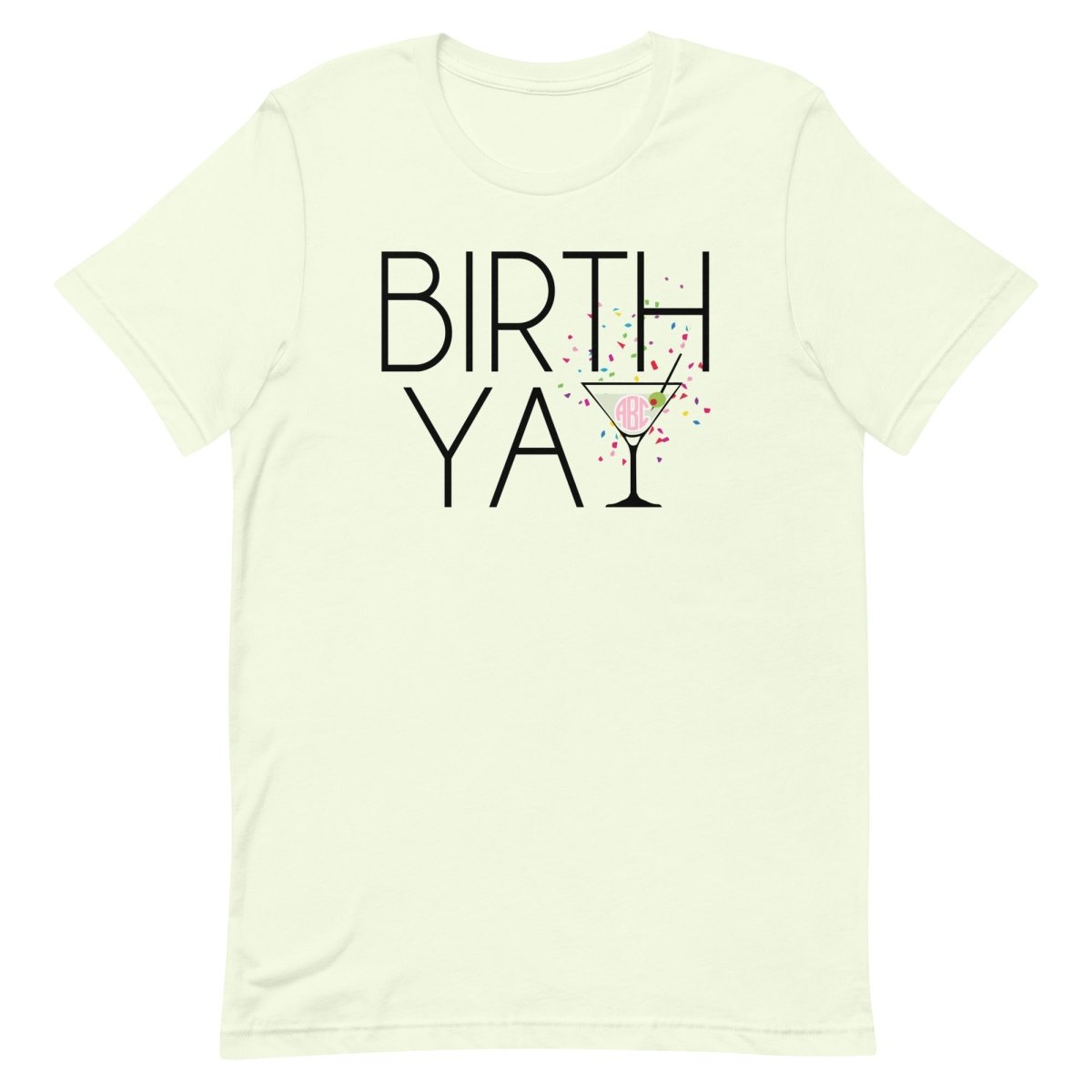 Monogrammed 'Birth-Yay' Premium T-Shirt