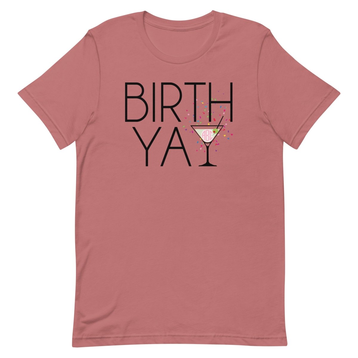 Monogrammed 'Birth-Yay' Premium T-Shirt